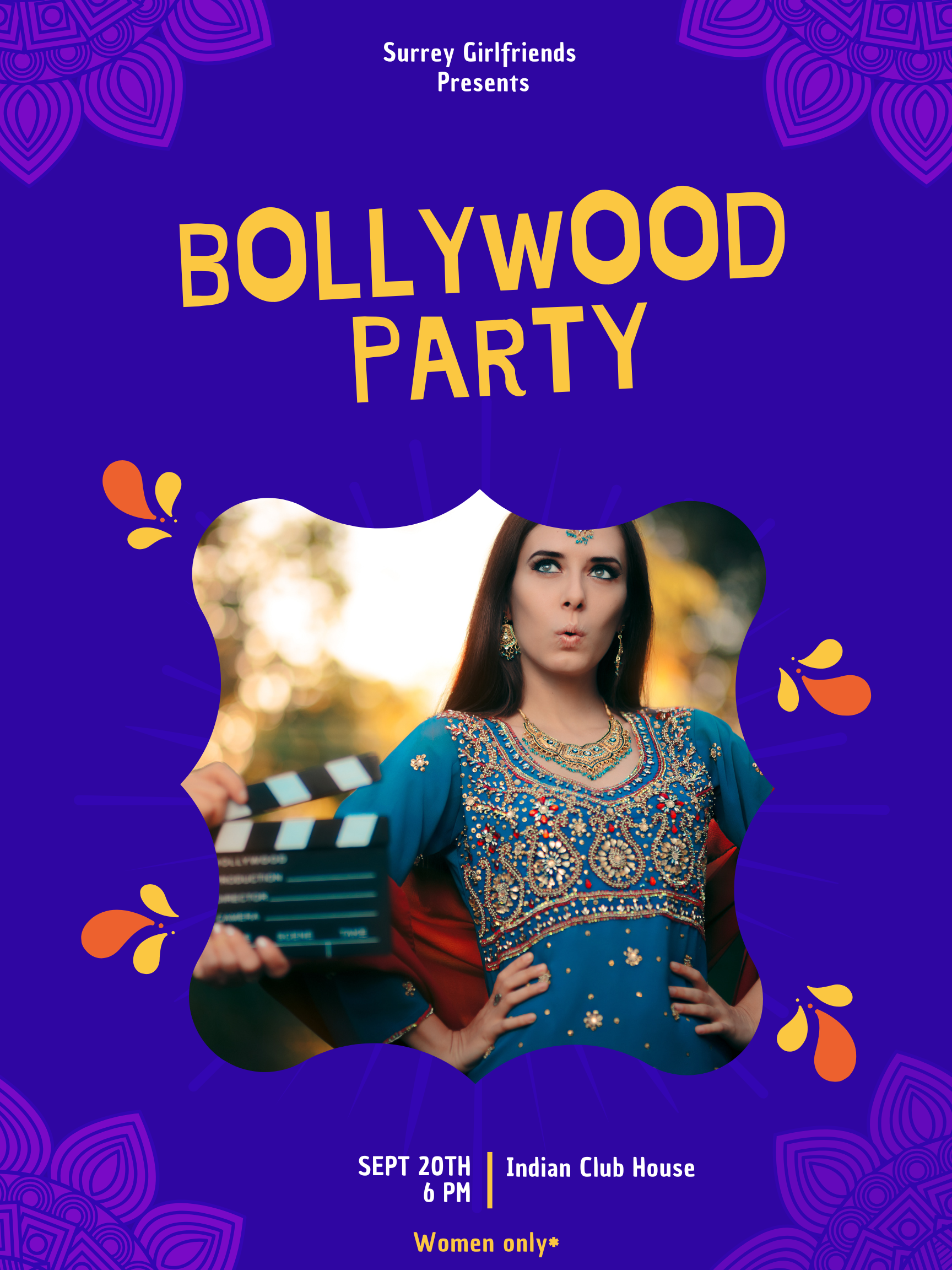 Bollywood Party Event Ticket