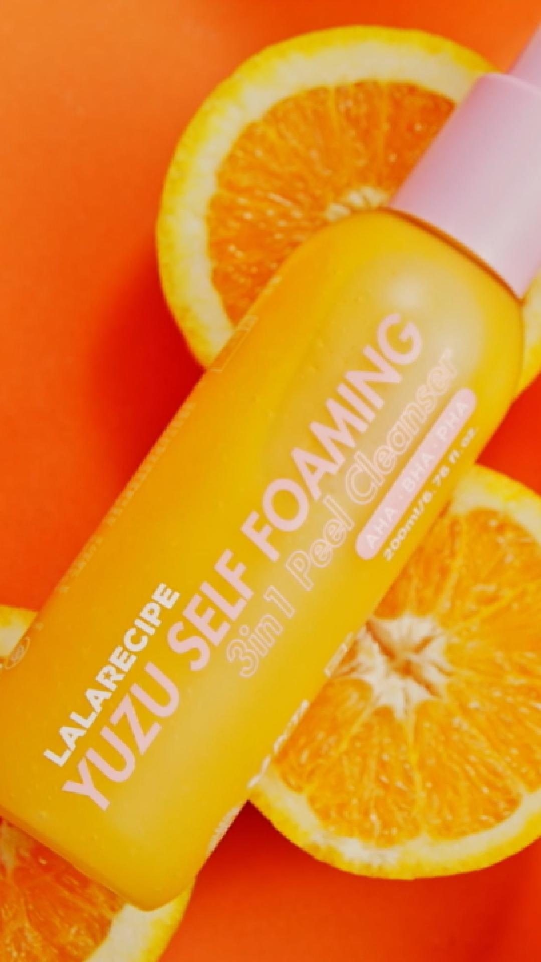 LALARECIPE Yuzu Self Foaming 3in1 Cleanser (200ml)