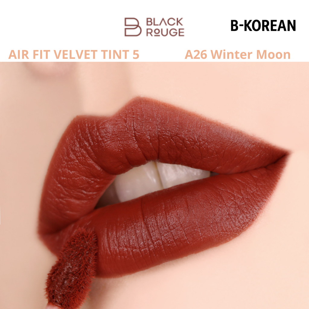 Black Rouge Air Fit Velvet Tint 5 - A26 Winter Moon -بلاك روج إير فيت فيلفيت تينت