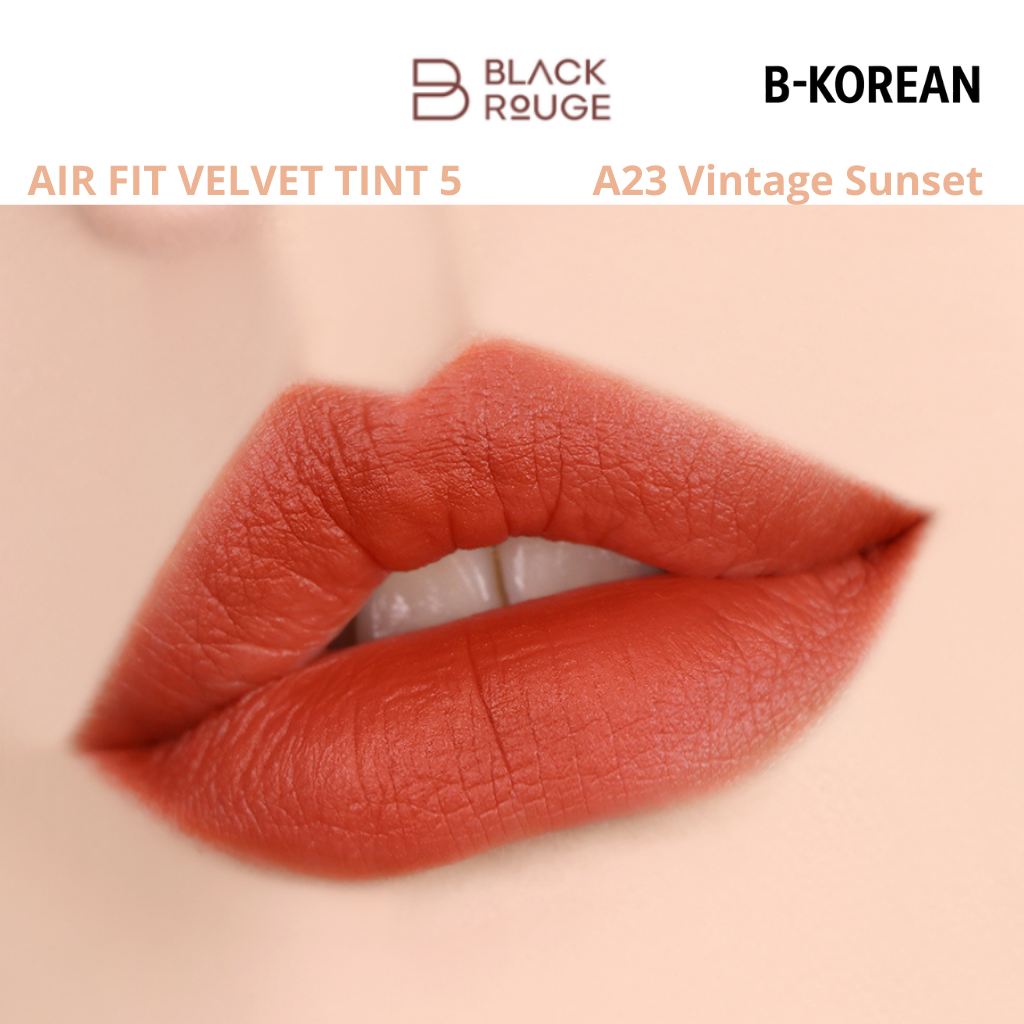 Black Rouge Air Fit Velvet Tint 5 - A23 Vintage Sunset -بلاك روج إير فيت فيلفيت تينت