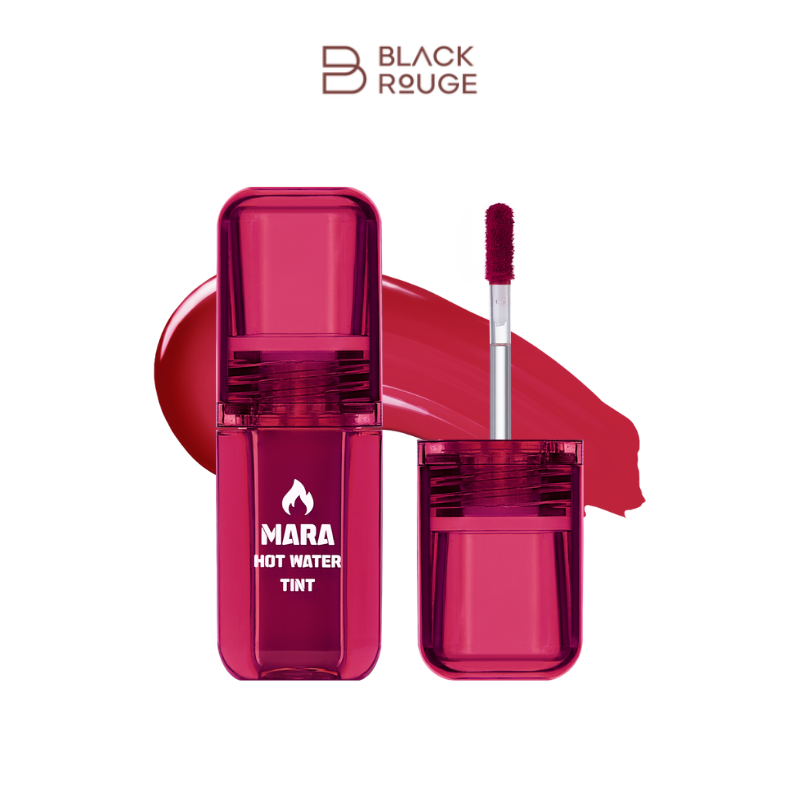 Black Rouge Mara Hot Water - LV05 Panic MARA - أحمر شفاه أسود - تنت مارا هوت ووتر