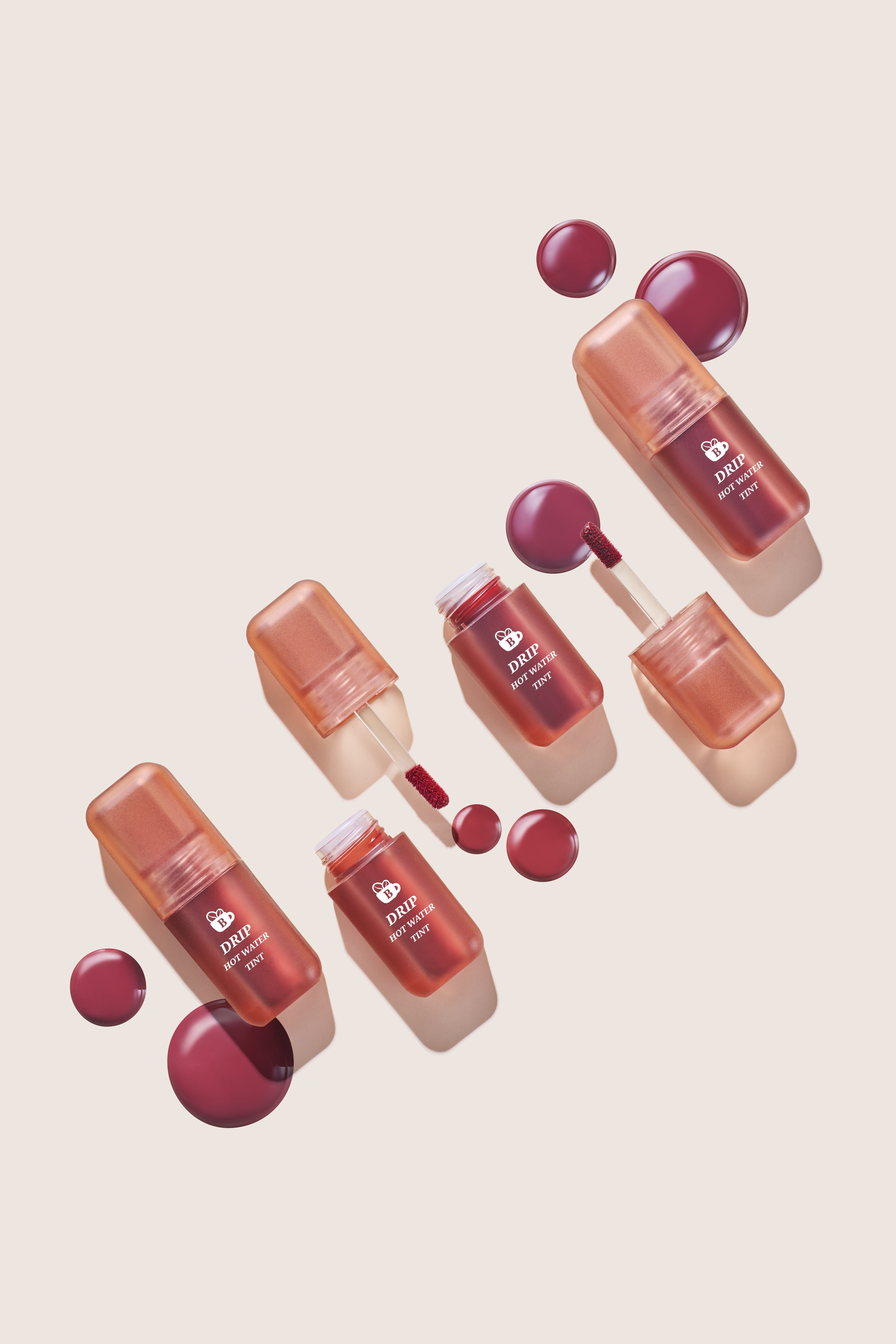  Black Rouge Drip Hot Water Tint -LV9 Mauve Roasting-  أحمر شفاه أسود - تنت ماء ساخن بالتنقيط