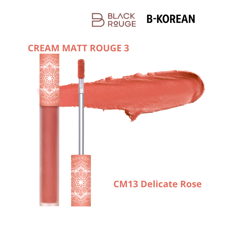 CREAM MATT ROUGE 3 - CM13 Delicate Rose- بلاك روج كريم مات روج 3