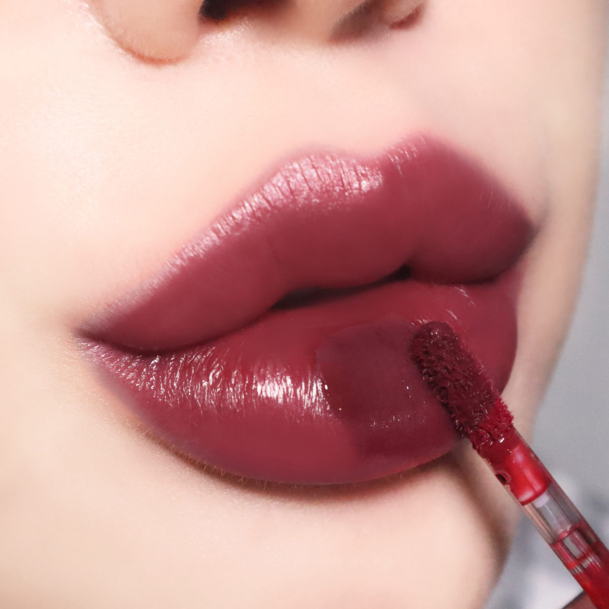  Black Rouge Drip Hot Water Tint -LV9 Mauve Roasting-  أحمر شفاه أسود - تنت ماء ساخن بالتنقيط