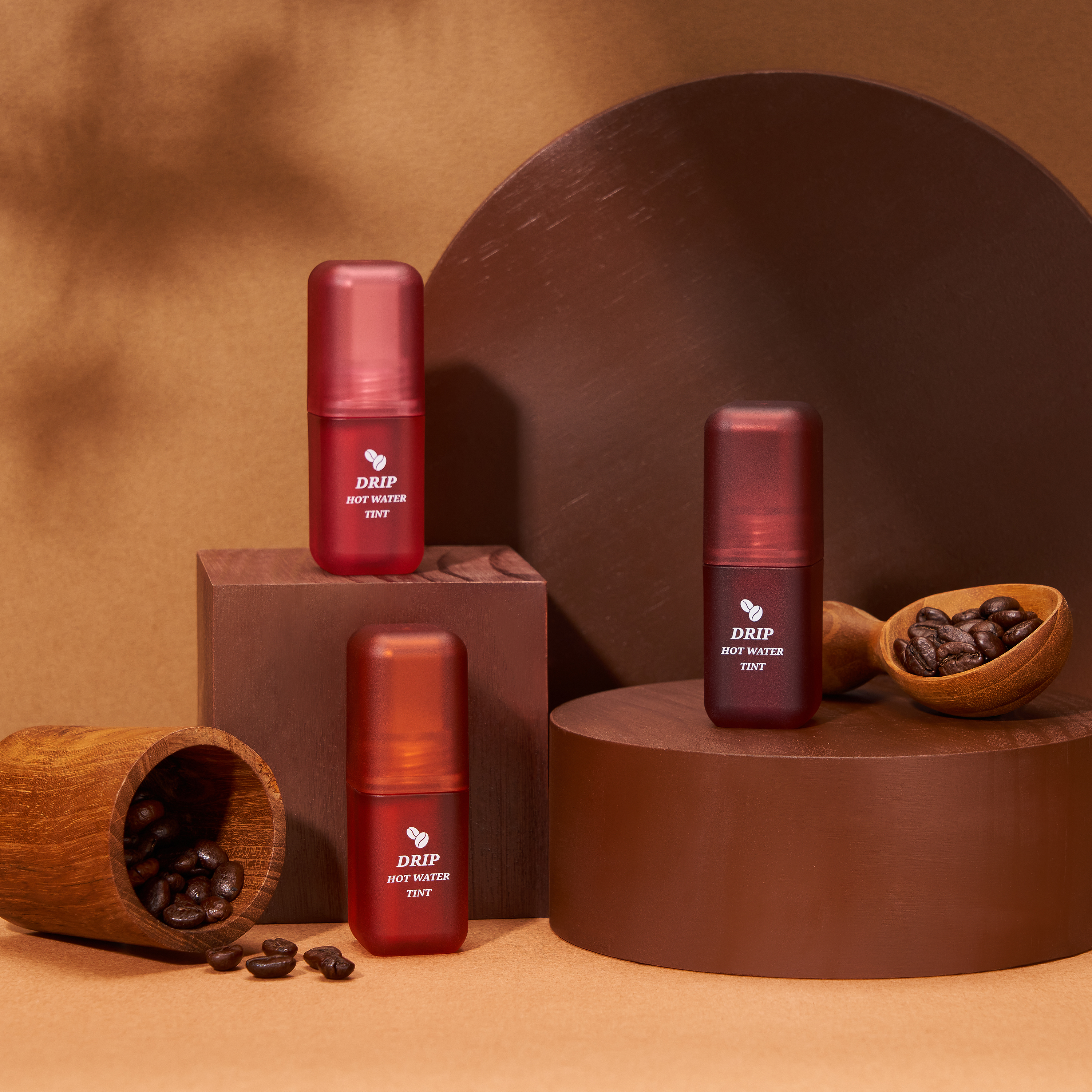  Black Rouge Drip Hot Water Tint -LV8 Peach Roasting-  أحمر شفاه أسود - تنت ماء ساخن بالتنقيط