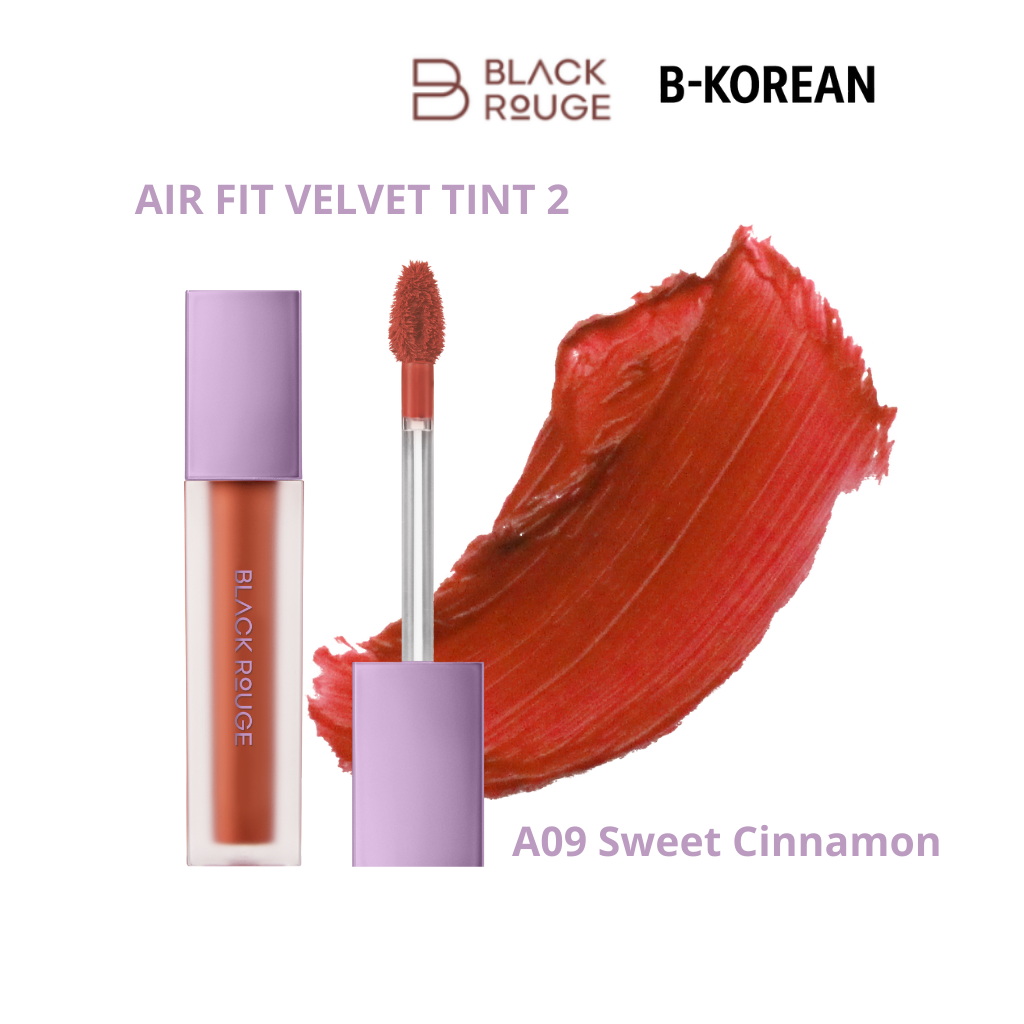 Black Rouge Air Fit Velvet Tint 2 - A09 Sweet Cinnamon -بلاك روج إير فيت فيلفيت تينت