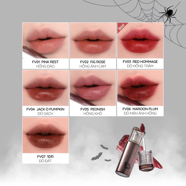 BLACK ROUGE - Icy To Fog Velvet - FV01 Pink Rest-أحمر شفاه أسود - مخملي من الجليد إلى الضباب