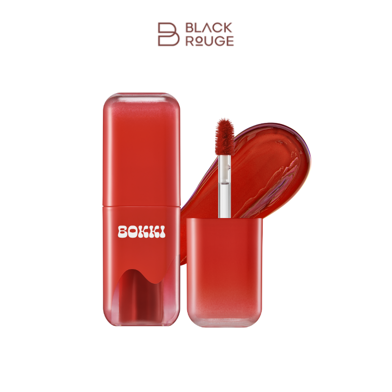 BLACK ROUGE - Glow Bokki Tint - GB01 Pepper Red -أحمر شفاه أسود - لون بوكي المتوهج