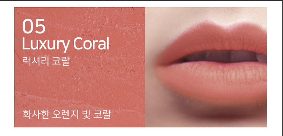 NATINDA Creamy Lip Crayon – NO.05 Luxury Coral