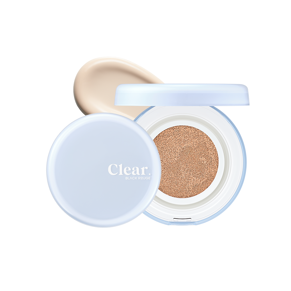 BLACK ROUGE THIN LAYER CLEAR CUSHION - وسادة شفافة ذات طبقة رقيقة كريم أساس كوشن