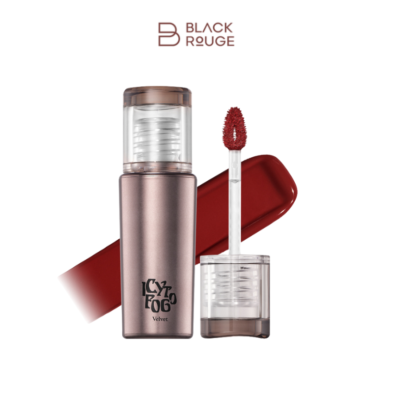 BLACK ROUGE - Icy To Fog Velvet - FV06 Maroon Plum-أحمر شفاه أسود - مخملي من الجليد إلى الضباب