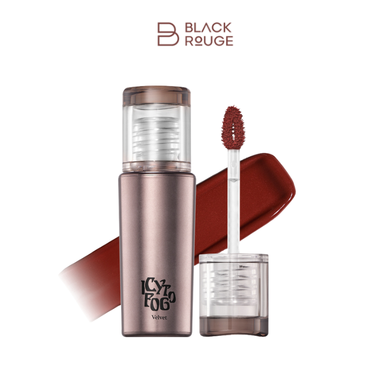 BLACK ROUGE - Icy To Fog Velvet - FV01 Pink Rest-أحمر شفاه أسود - مخملي من الجليد إلى الضباب
