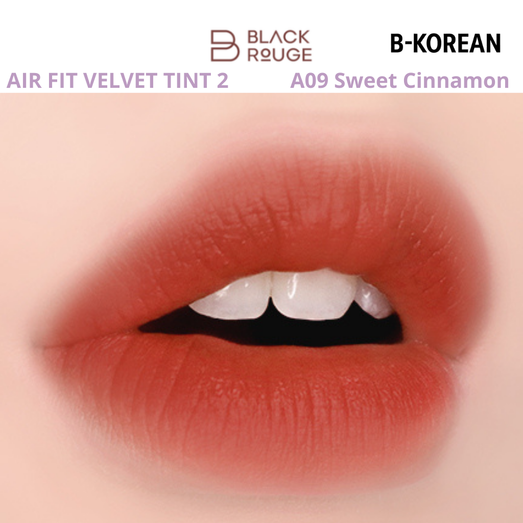 Black Rouge Air Fit Velvet Tint 2 - A09 Sweet Cinnamon -بلاك روج إير فيت فيلفيت تينت