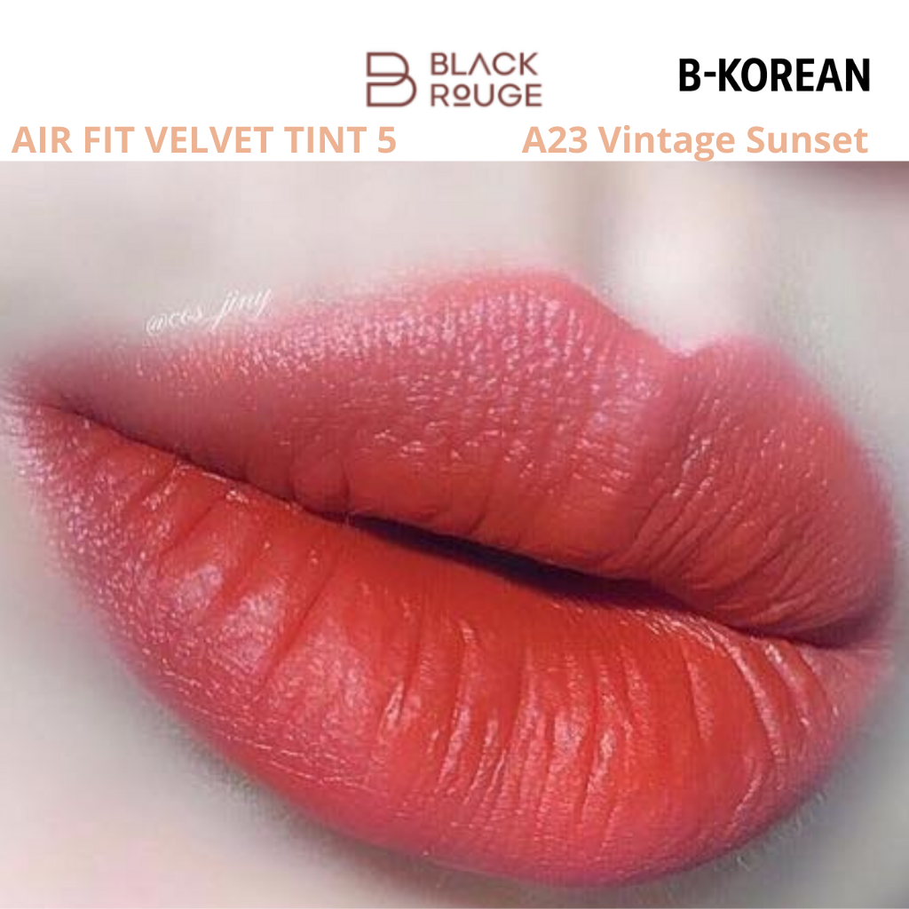 Black Rouge Air Fit Velvet Tint 5 - A23 Vintage Sunset -بلاك روج إير فيت فيلفيت تينت