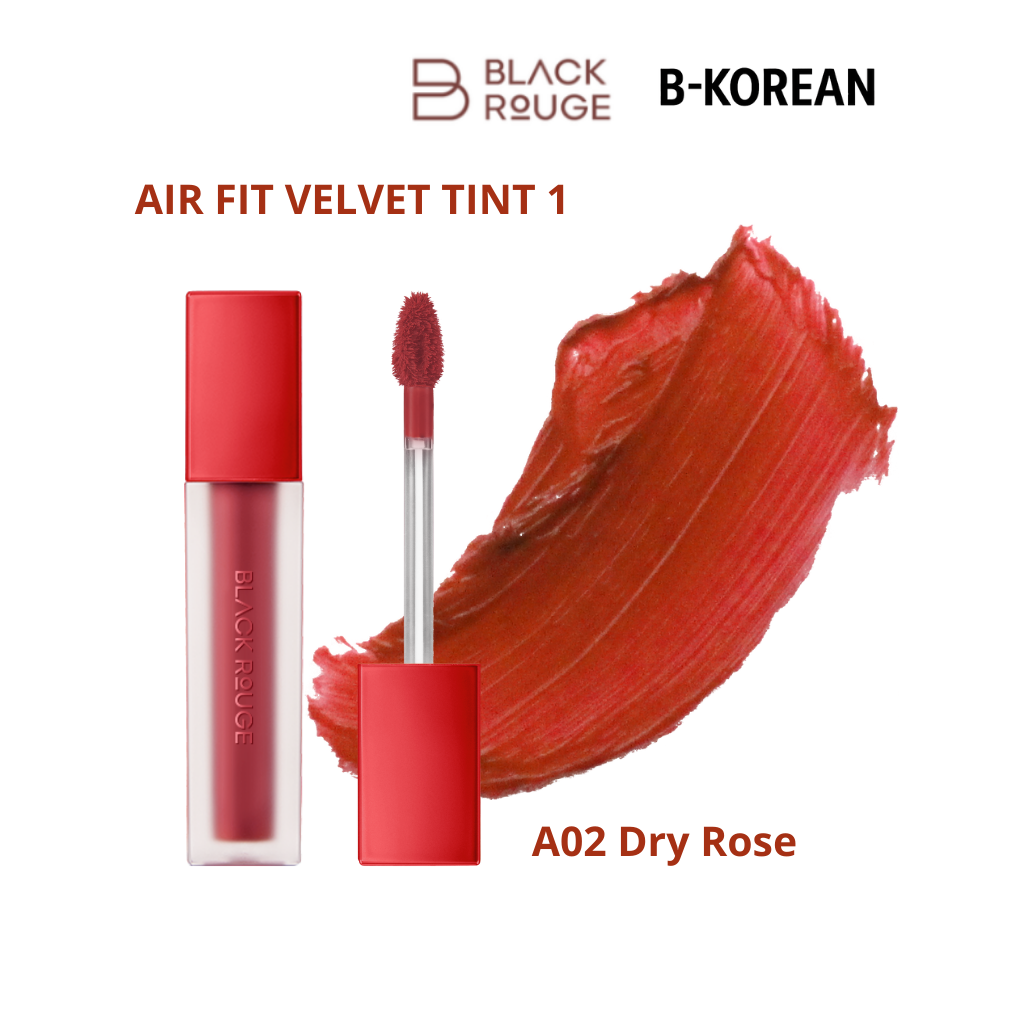 Black Rouge Air Fit Velvet Tint 1- A02 Dry Rose-