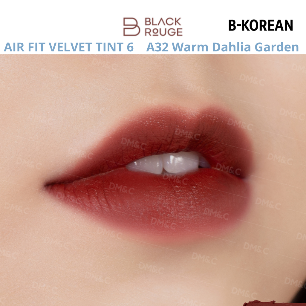 Black Rouge Air Fit Velvet Tint 6 - A32 Warm Dahlia Garden-بلاك روج إير فيت فيلفيت تينت