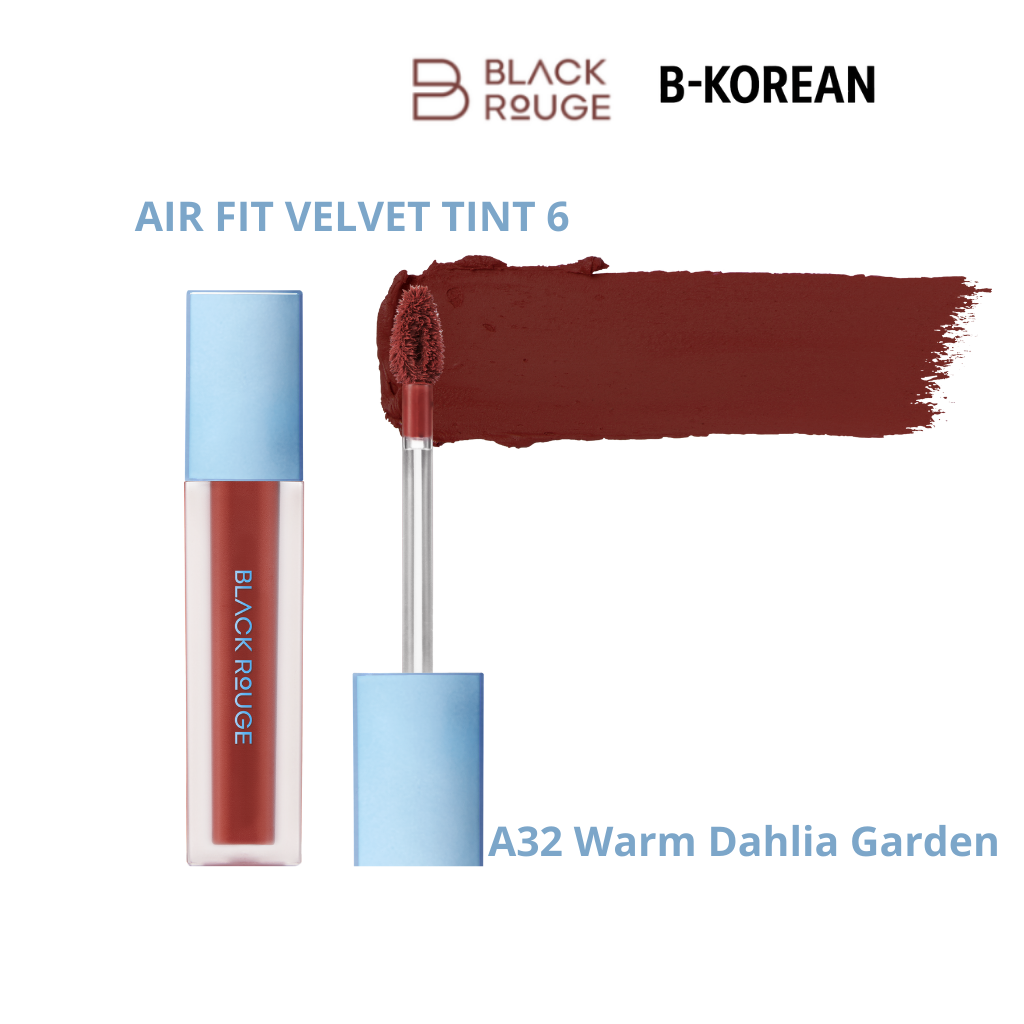 Black Rouge Air Fit Velvet Tint 6 - A32 Warm Dahlia Garden-بلاك روج إير فيت فيلفيت تينت