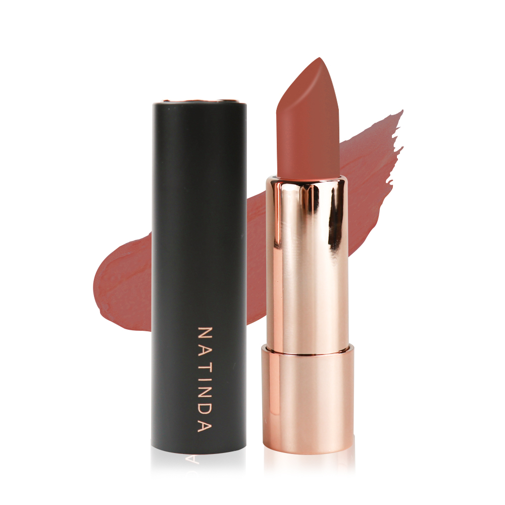 NATINDA Creamy Lip Crayon – NO.12 Mood Brown