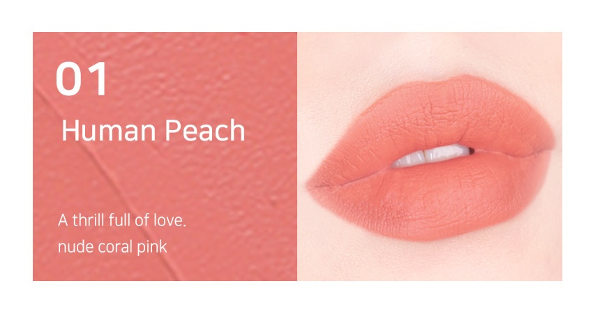 NATINDA Matte Velvet Tint – NO.01 Human Peach