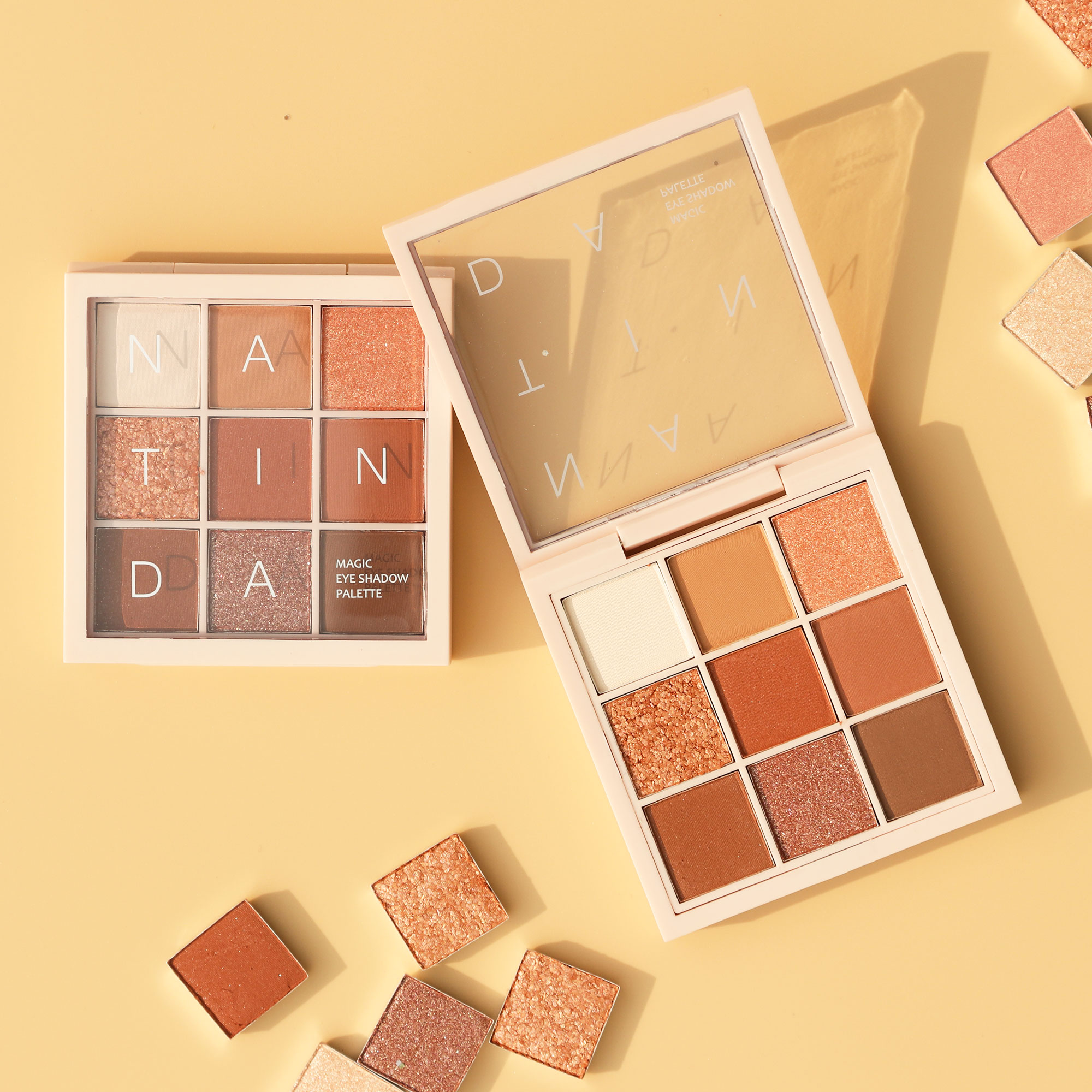 NATINDA MAGIC EYE SHADOW PALETTE - NO.02 Brown باليت ظلال العيون