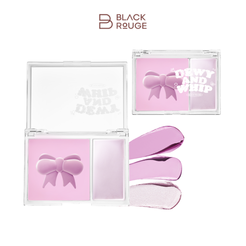 BLACK ROUGE - Dewy Whip Cheek & Beam -DW02 Grape -أحمر شفاه أسود - ديوي ويب تشيك آند بيم