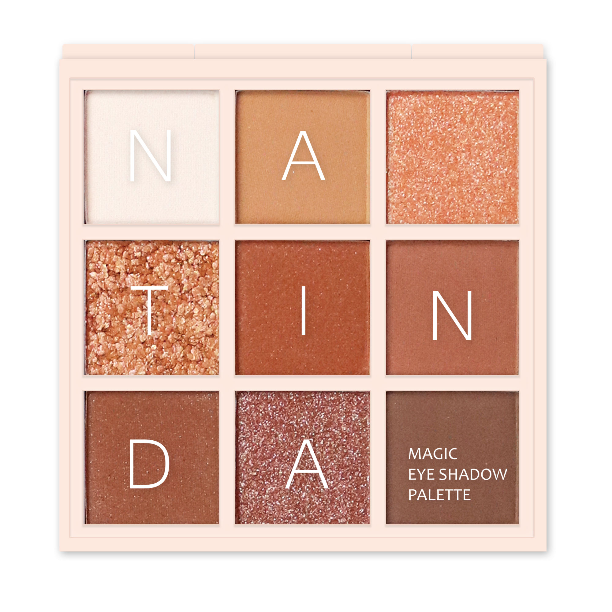 NATINDA MAGIC EYE SHADOW PALETTE - NO.02 Brown باليت ظلال العيون