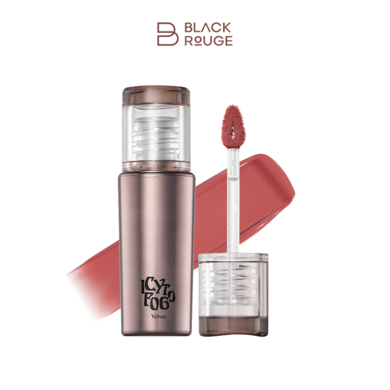 BLACK ROUGE - Icy To Fog Velvet - FV01 Pink Rest-أحمر شفاه أسود - مخملي من الجليد إلى الضباب
