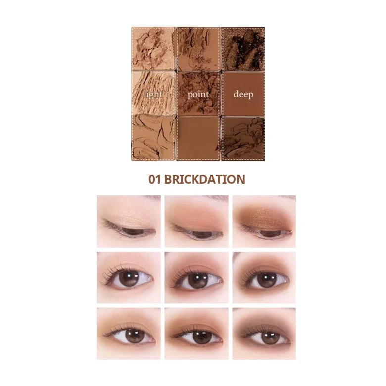 BLACK ROUGE - Colordation Mood Palette- MP01 Brickdation - لوحة ألوان