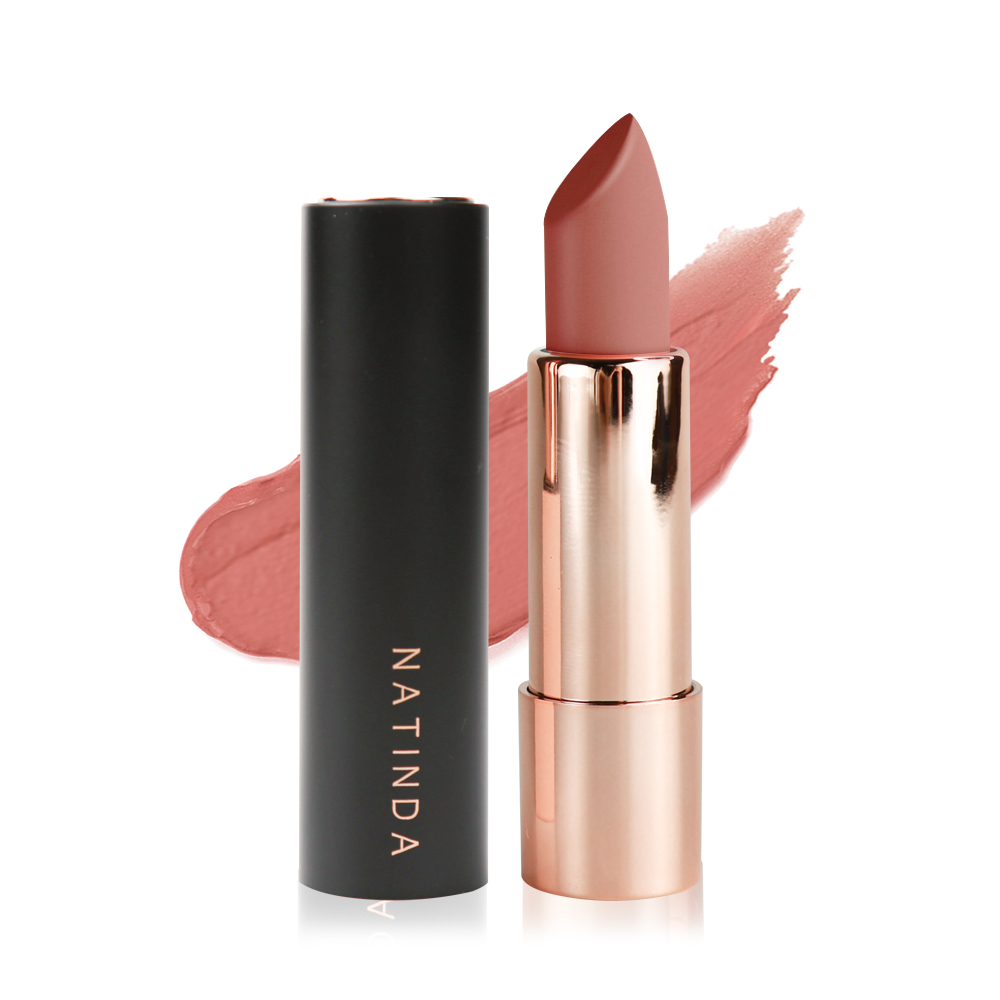 NATINDA Creamy Lip Crayon –NO.02 Smoky Peach