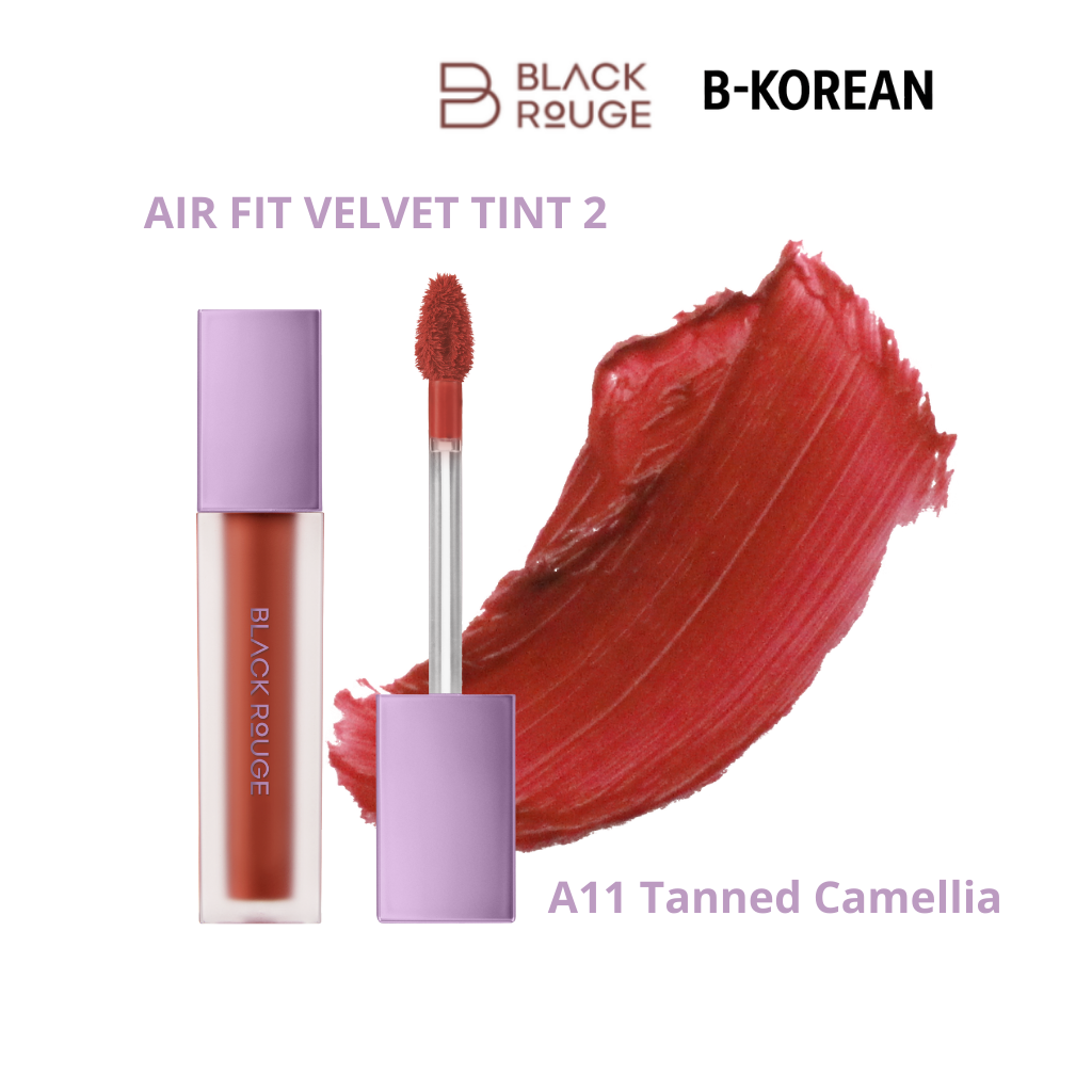 BLACK ROUGE - Air Fit Velvet Tint 2 - A11 Tanned Camellia -بلاك روج إير فيت فيلفيت تينت