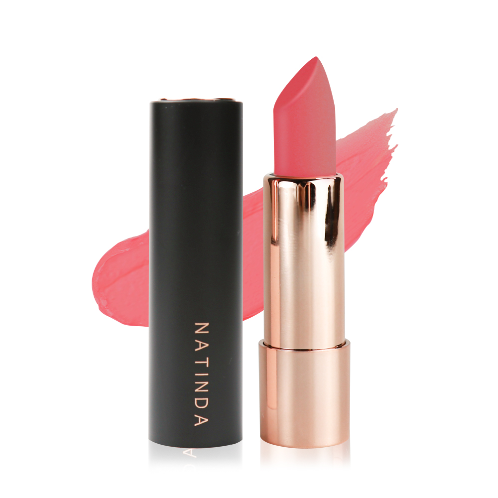 NATINDA Creamy Lip Crayon – NO.05 Luxury Coral