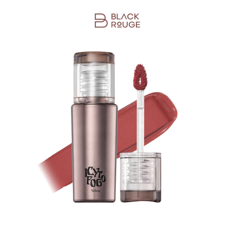 BLACK ROUGE - Icy To Fog Velvet - FV05 Peonish-أحمر شفاه أسود - مخملي من الجليد إلى الضباب