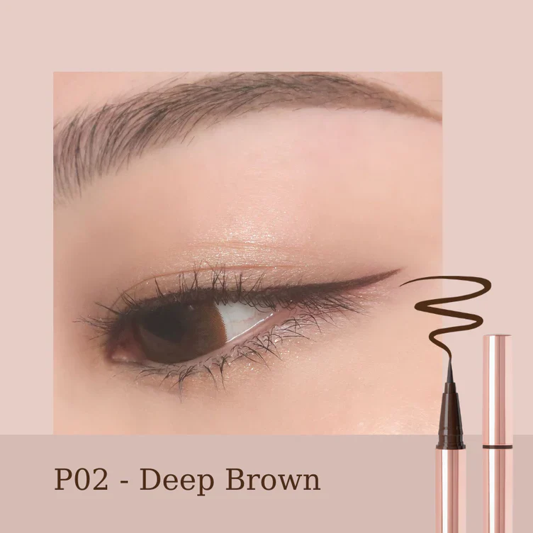 BLACK ROUGE - Power Proof Pen Liner - P02 Deep Brown-قلم تحديد العيون باور بروف 