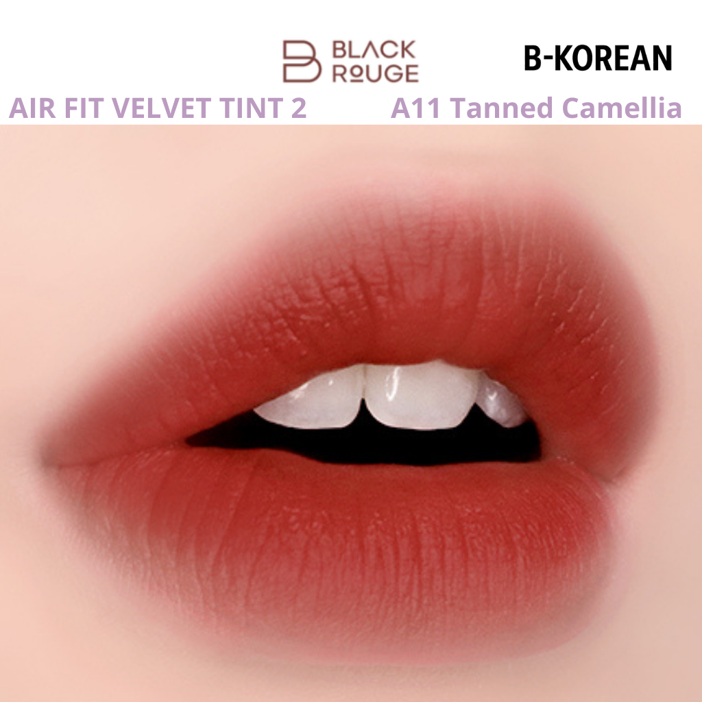 BLACK ROUGE - Air Fit Velvet Tint 2 - A11 Tanned Camellia -بلاك روج إير فيت فيلفيت تينت
