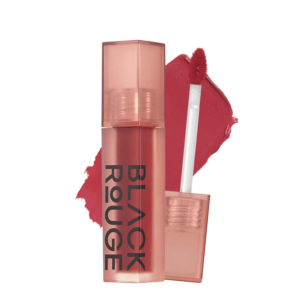 BLACK ROUGE - Air Fit Velvet Tint 9  -A49 Pastel Red-  أحمر شفاه أسود - لون مخملي إير فيت 9