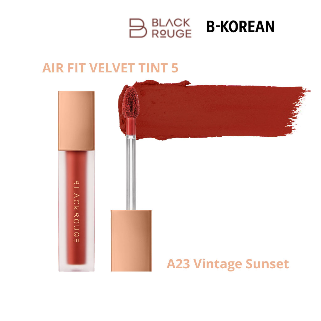 Black Rouge Air Fit Velvet Tint 5 - A23 Vintage Sunset -بلاك روج إير فيت فيلفيت تينت