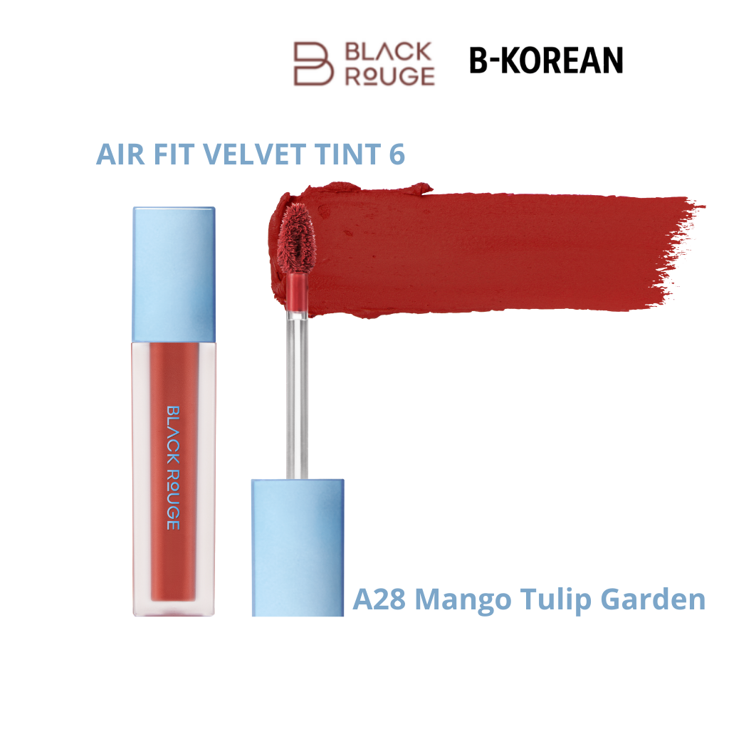 Black Rouge Air Fit Velvet Tint 6 - A28 Mango Tulip Garden -بلاك روج إير فيت فيلفيت تينت