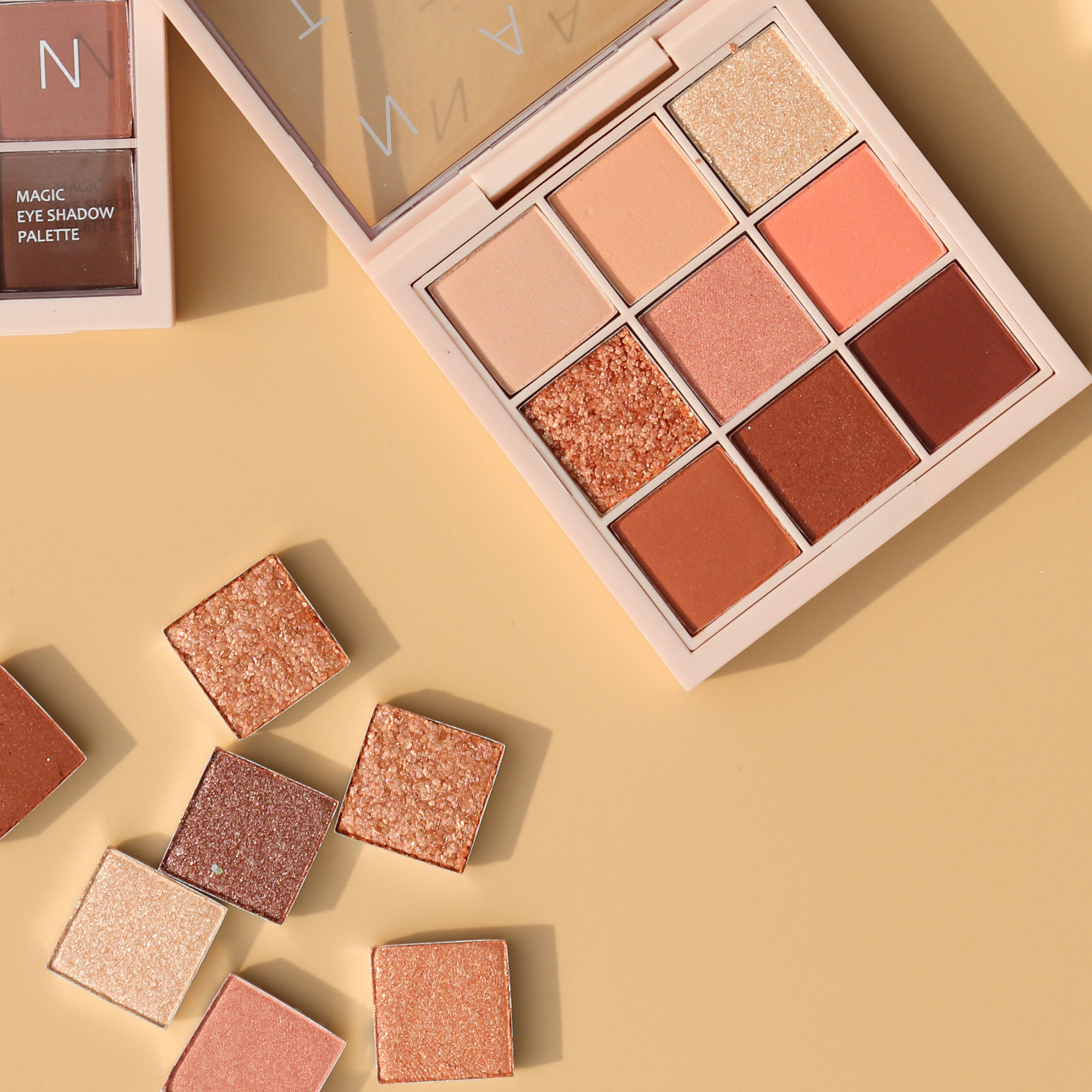 	NATINDA MAGIC EYE SHADOW PALETTE- NO.01-Coral Smoothie - باليت ظلال العيون