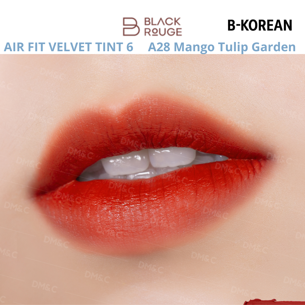 Black Rouge Air Fit Velvet Tint 6 - A28 Mango Tulip Garden -بلاك روج إير فيت فيلفيت تينت