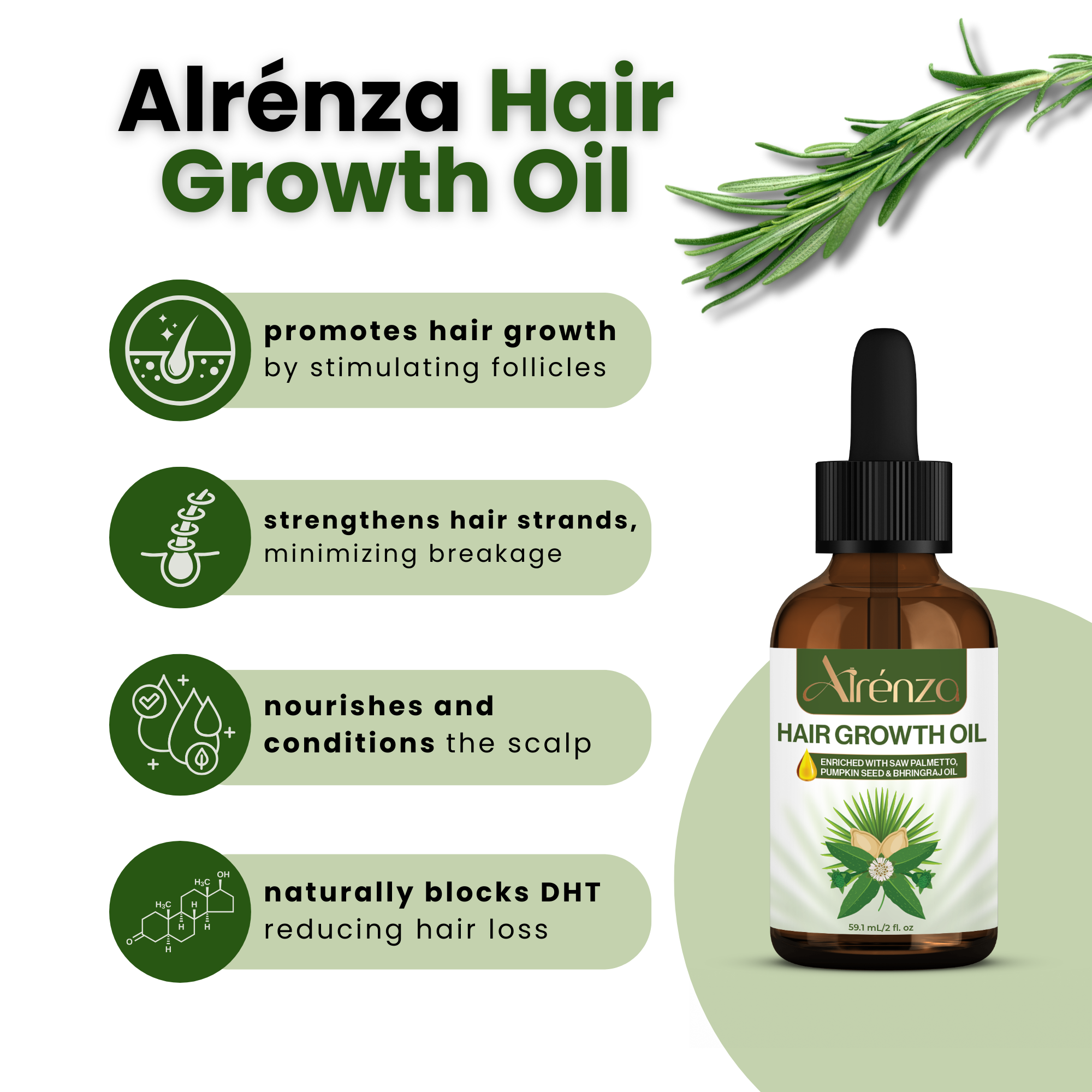 Alrénza 100% Natural Hair Growth Oil