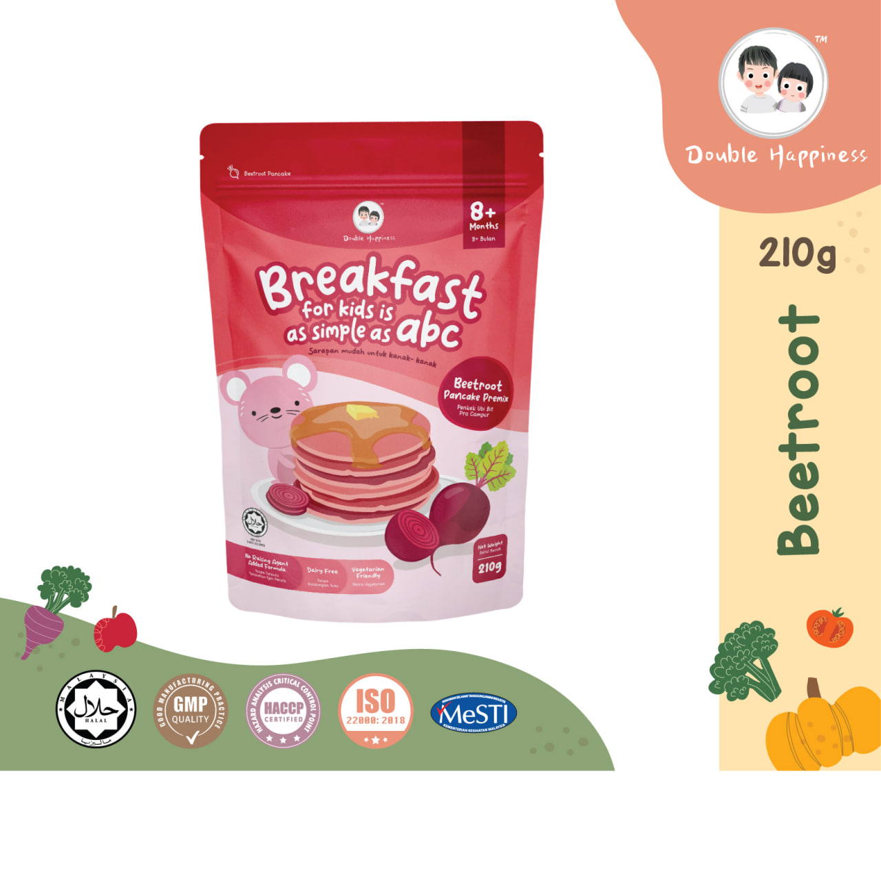 Double Happiness Pancake Premix 210g