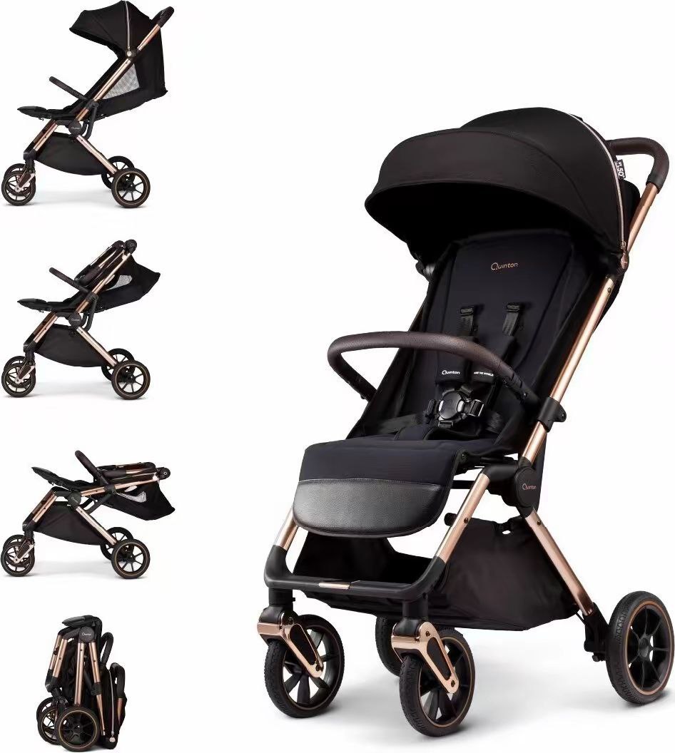 Quinton Roxy Stroller: Pack And Go Travel Bag (Rose Gold)