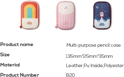 ZoyZoii B20 Multi-purpose Pencil Case (Rainbow)