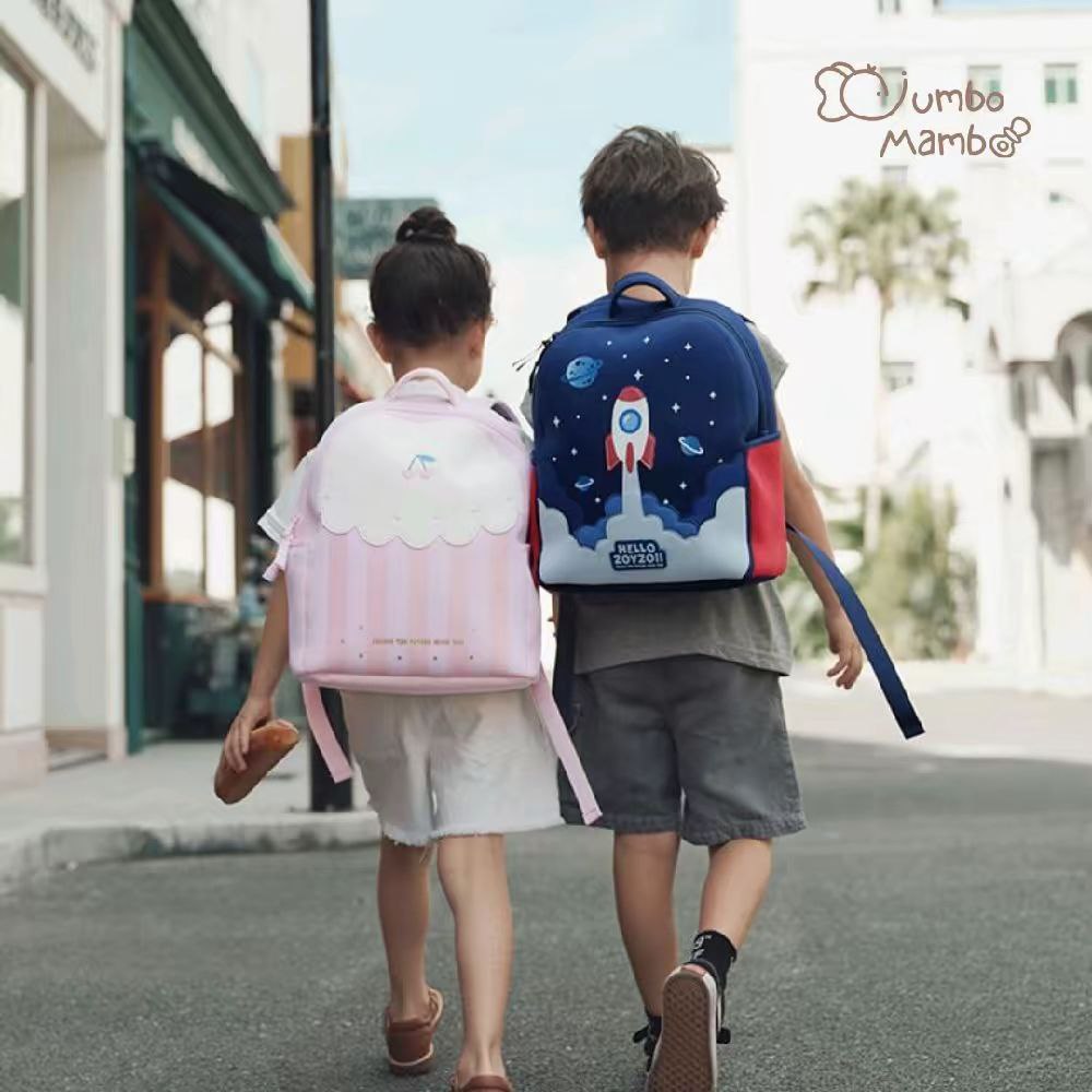 ZoyZoii B19 SBR Diving Material School Backpack (Rocket)