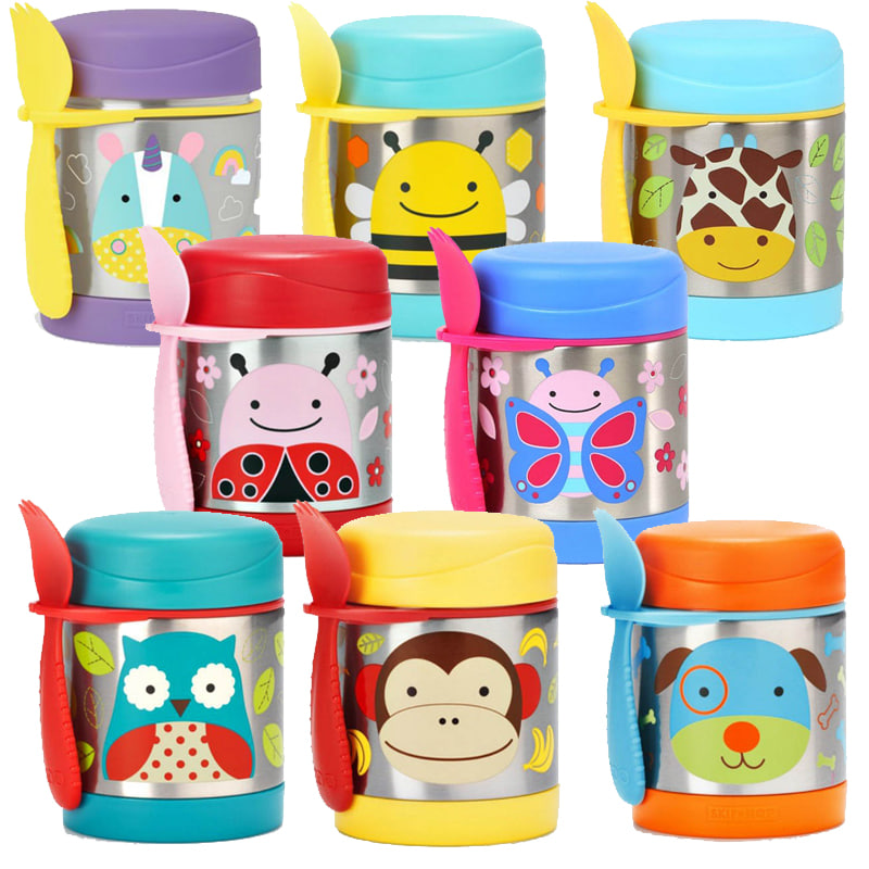 Skip Hop Zoo Insulted Food Jar Container