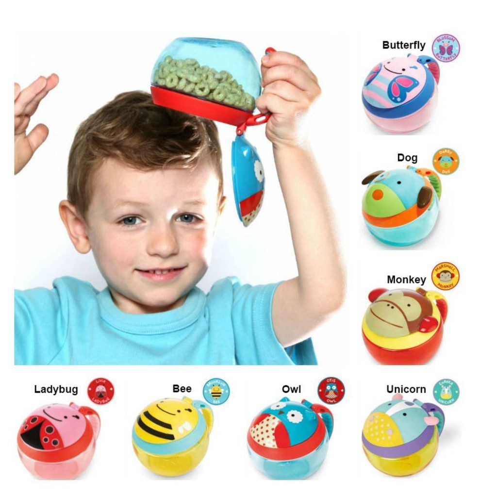 Skip Hop Zoo Snack Cup Feeding Bottle Kids