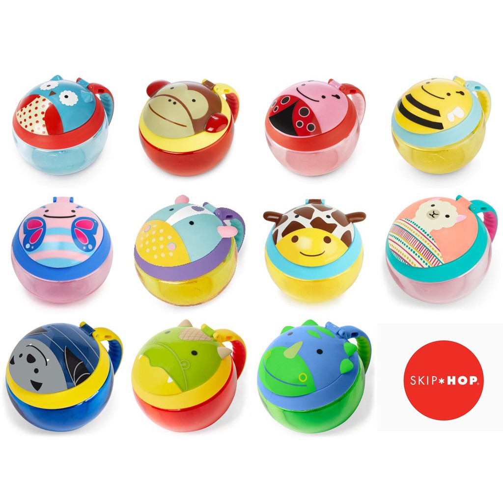 Skip Hop Zoo Snack Cup Feeding Bottle Kids