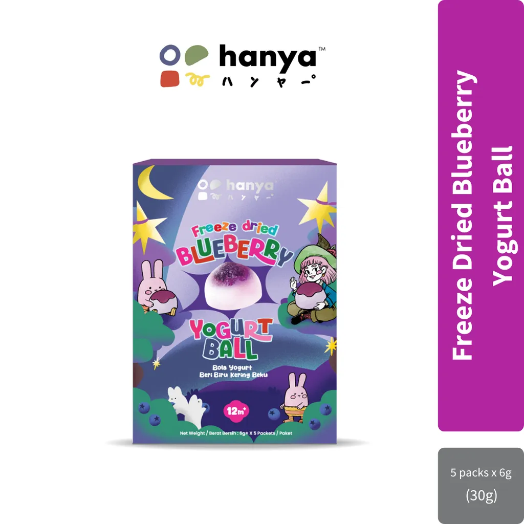 Hanya Freeze-Dried Yogurt Ball with Fruits (6g x 5s)