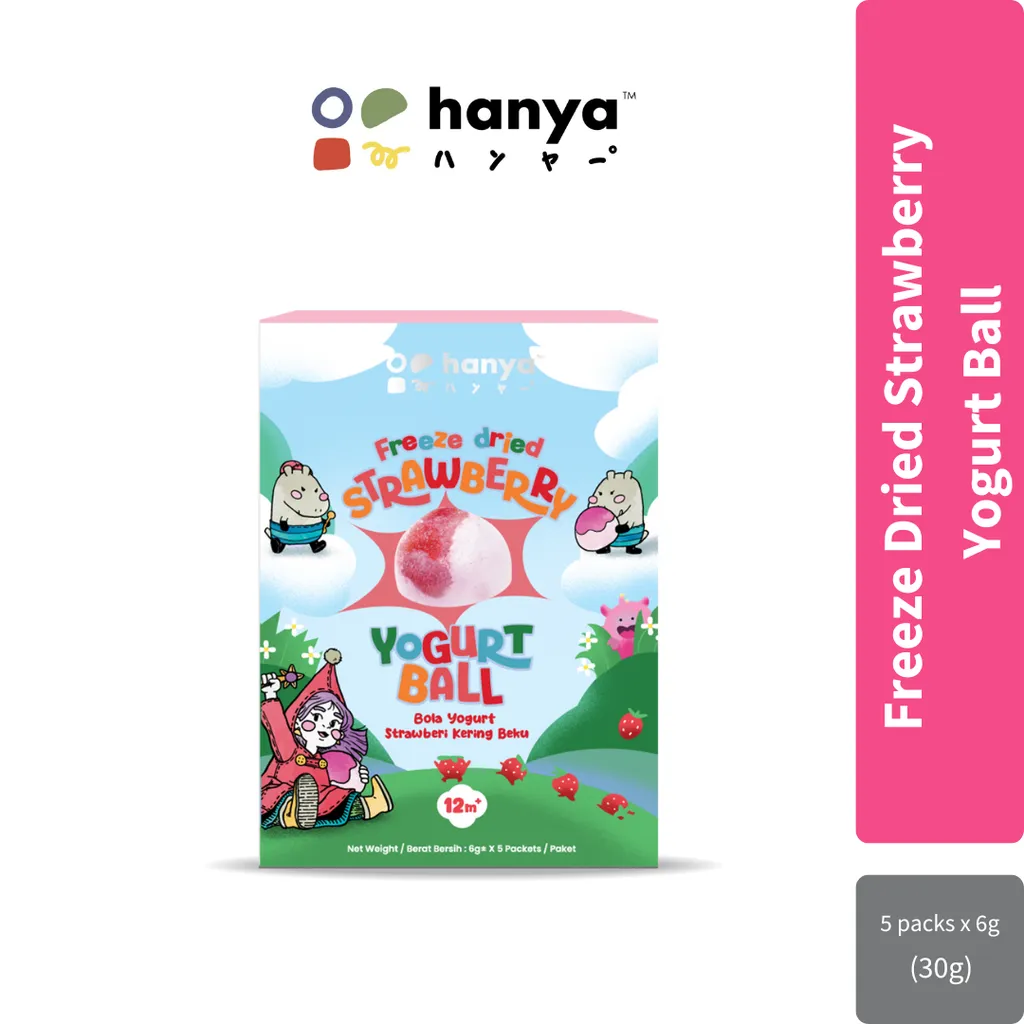 Hanya Freeze-Dried Yogurt Ball with Fruits (6g x 5s)