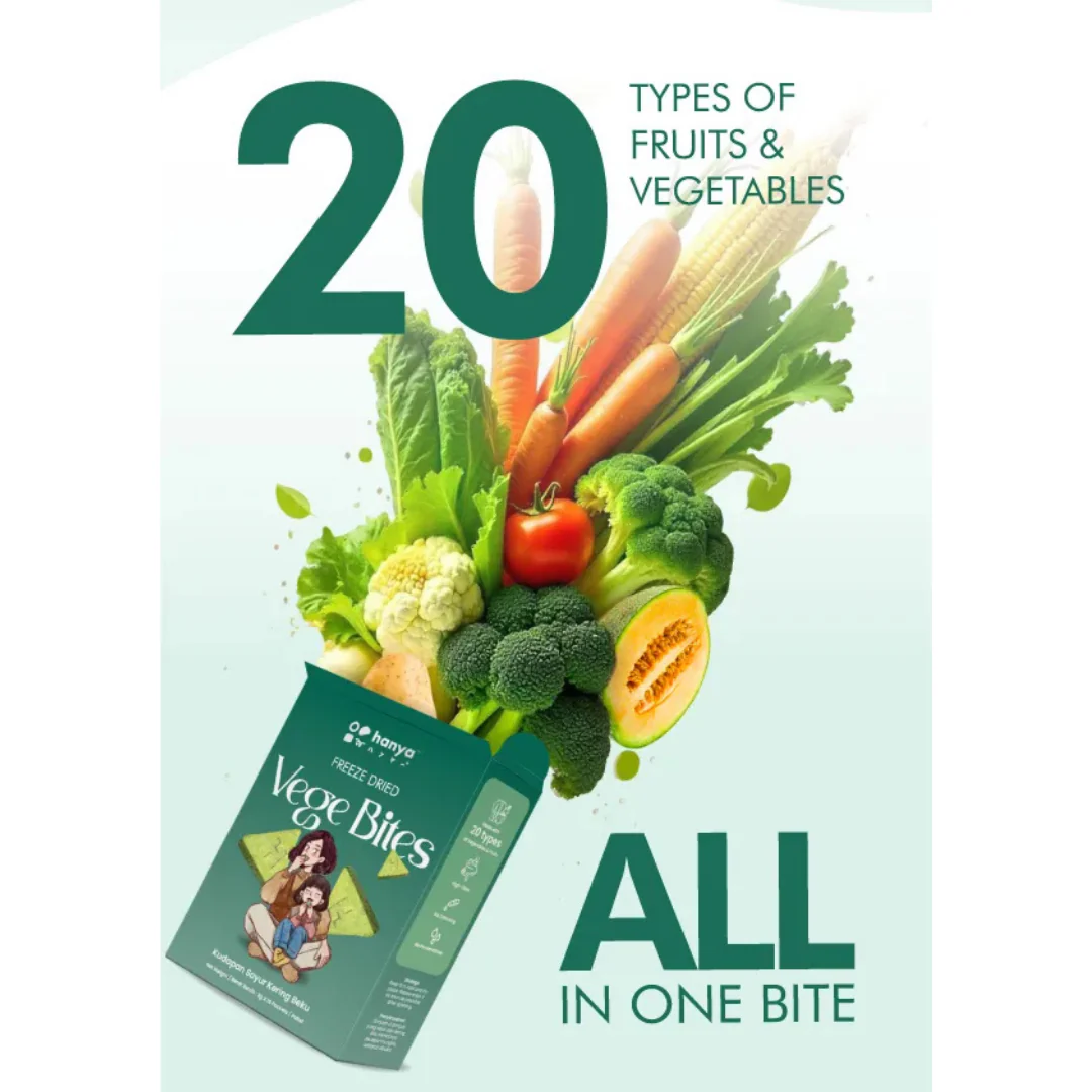 Hanya Freeze-Dried Vege Bites (3g x 15s)